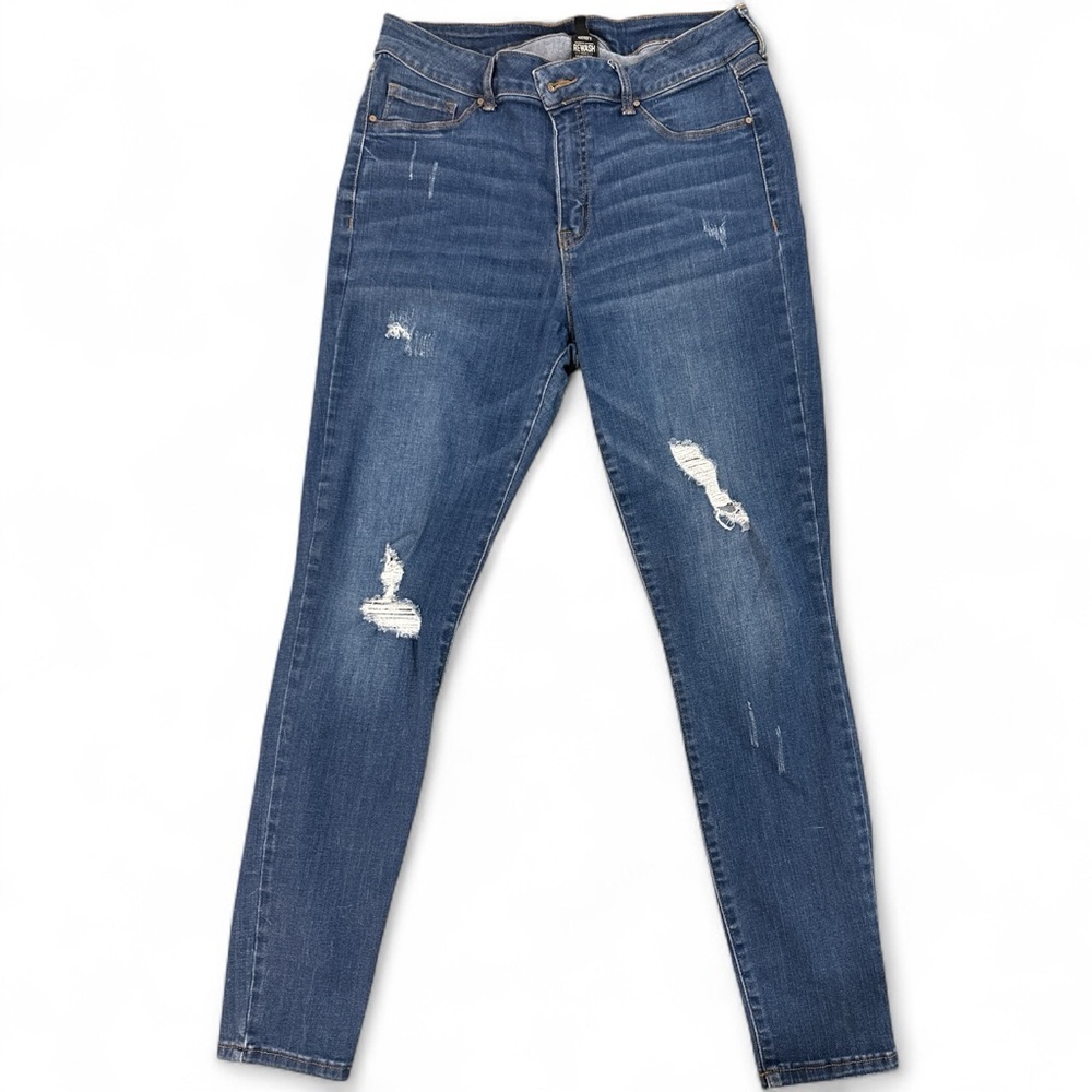 Rewash Skinny Jeans — Mid Wash Denim (RN#88083)